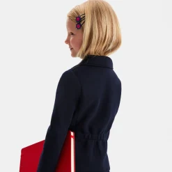 Jacadi Cardigans, Sweaters And Sweatshirts|Coats And Outerwear|Girl fitted jacket Jacadi Navy