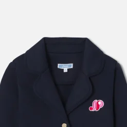 Jacadi Cardigans, Sweaters And Sweatshirts|Coats And Outerwear|Girl fitted jacket Jacadi Navy