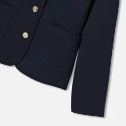 Jacadi Cardigans, Sweaters And Sweatshirts|Coats And Outerwear|Girl fitted jacket Jacadi Navy