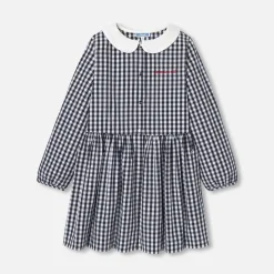 Jacadi Bags And Aprons|Accessories|Girl gingham apron White/Navy
