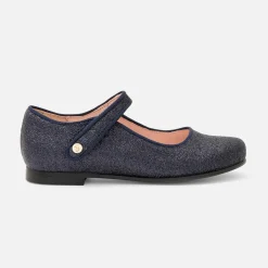 Jacadi Mary Janes, T-Straps And Ballet Flats|Girl glittery Mary Janes Jacadi Navy