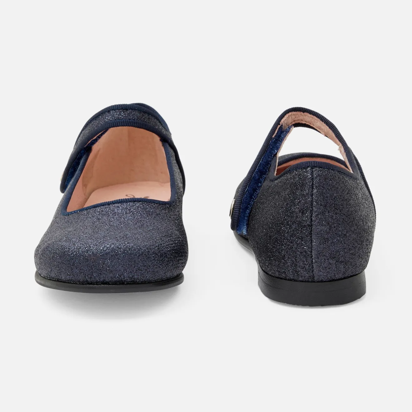 Jacadi Mary Janes, T-Straps And Ballet Flats|Girl glittery Mary Janes Jacadi Navy
