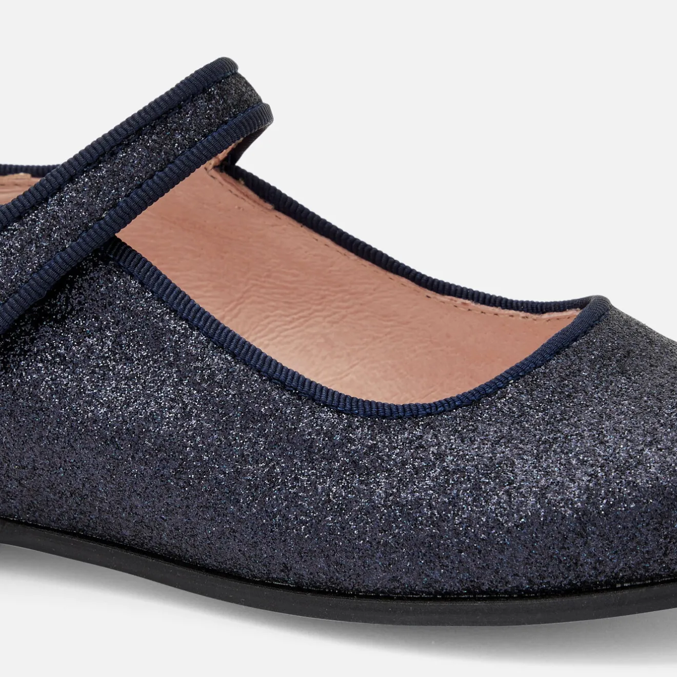 Jacadi Mary Janes, T-Straps And Ballet Flats|Girl glittery Mary Janes Jacadi Navy