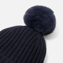 Jacadi Beanies, Scarves And Gloves|Accessories|Girl hat with Lurex details Jacadi Navy