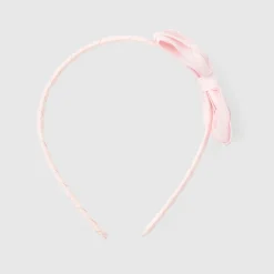 Jacadi Hair Accessories|Accessories|Girl headband with grosgrain bow Jacadi pale Pink