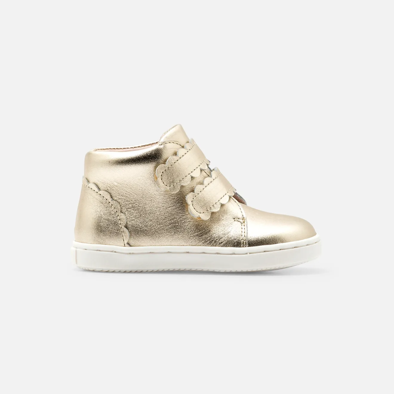 Jacadi Sneakers|Girl high-top sneakers Gold