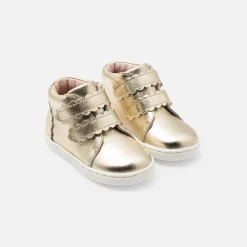 Jacadi Sneakers|Girl high-top sneakers Gold