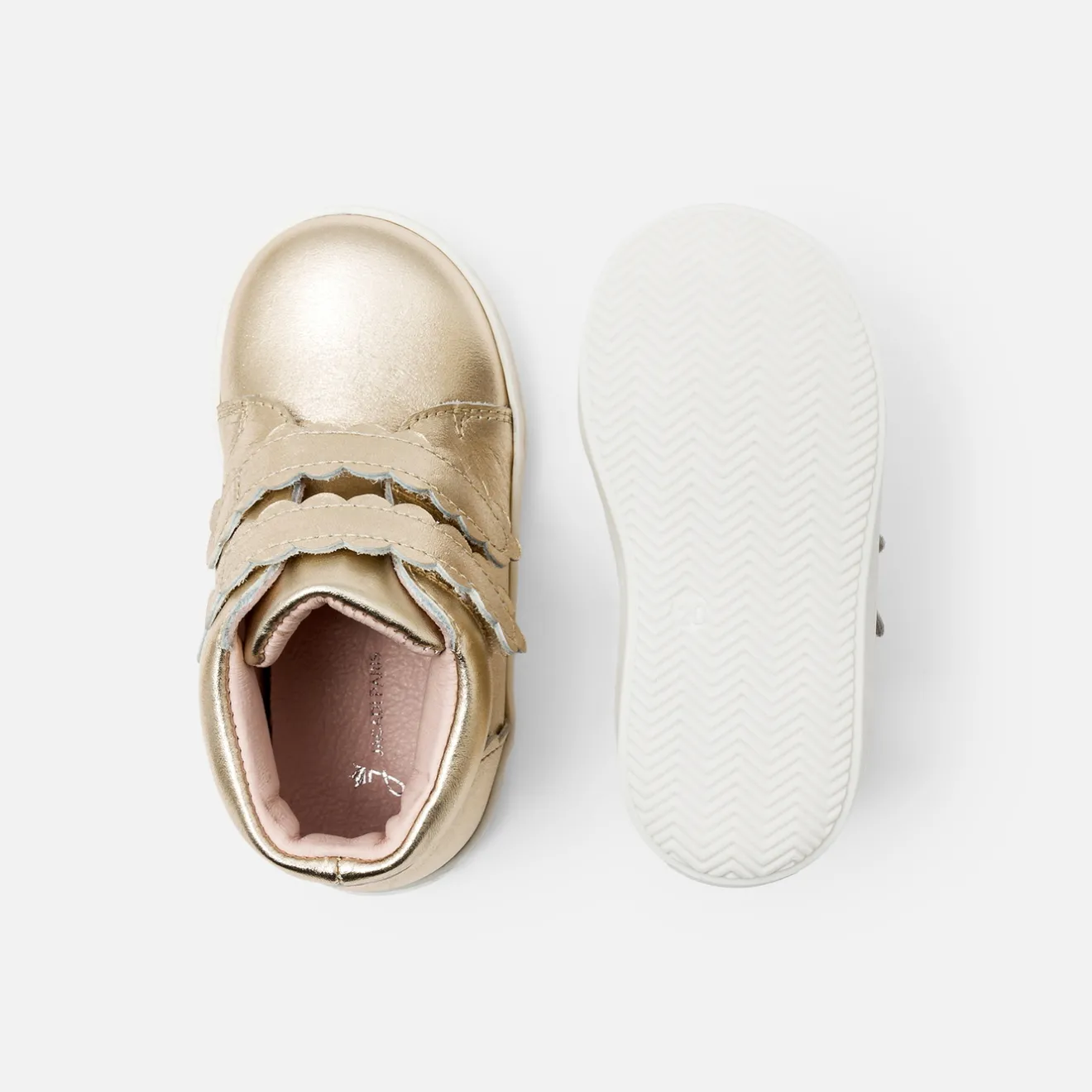 Jacadi Sneakers|Girl high-top sneakers Gold