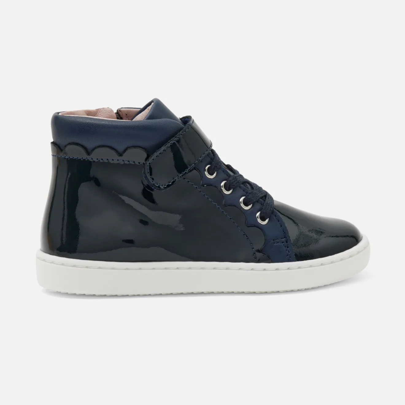 Jacadi Sneakers|Girl high top sneakers Jacadi Navy