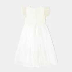 Jacadi Dresses And Skirts|Plush And Activity Toys|Girl Holiday costume White/Gold