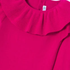 Jacadi Dresses And Skirts|Girl knitted dress Grenadine Pink