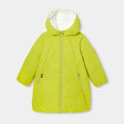 Jacadi Coats And Outerwear|Girl Coats & Puffer Jackets|Girl long padded jacket Jacadi soft white