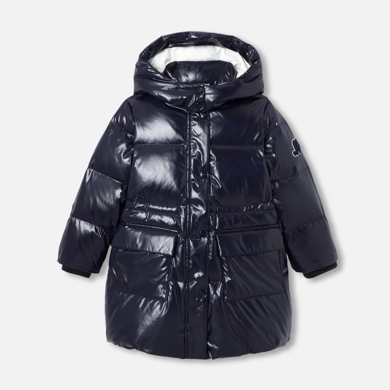 Jacadi Coats And Outerwear|Girl Coats & Puffer Jackets|Girl long padded jacket Jacadi Navy