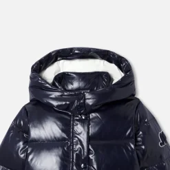 Jacadi Coats And Outerwear|Girl Coats & Puffer Jackets|Girl long padded jacket Jacadi Navy