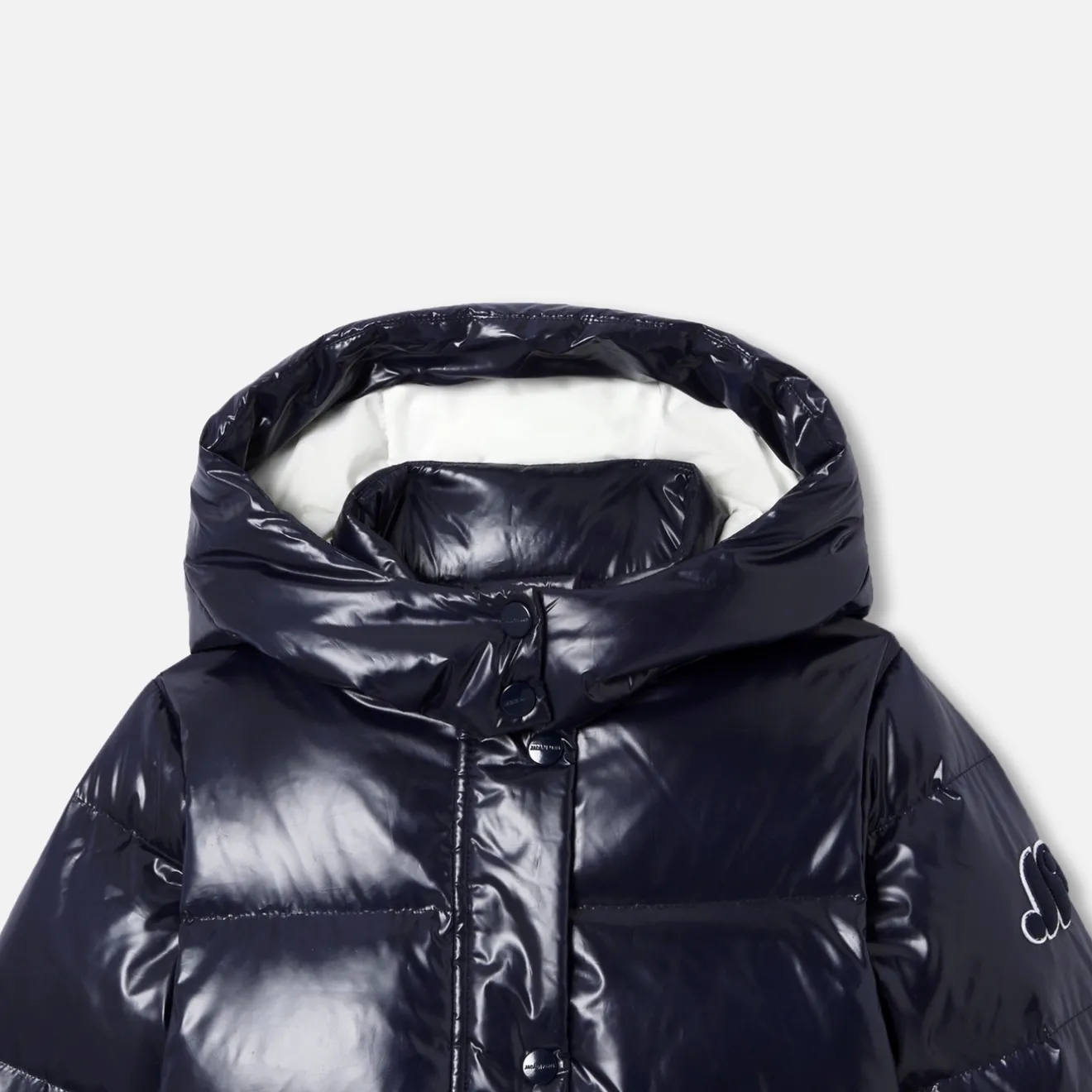 Jacadi Coats And Outerwear|Girl Coats & Puffer Jackets|Girl long padded jacket Jacadi Navy