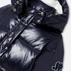 Jacadi Coats And Outerwear|Girl Coats & Puffer Jackets|Girl long padded jacket Jacadi Navy