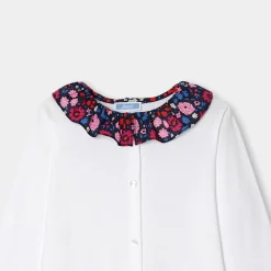 Jacadi Blouses And Shirts|Girl long-sleeved blouse Jacadi White