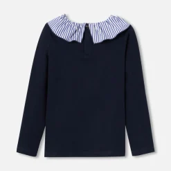Jacadi T-Shirts, Polo Shirts|Girl long-sleeved T-shirt Jacadi Navy
