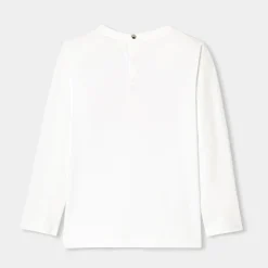 Jacadi T-Shirts, Polo Shirts|Girl long-sleeved T-shirt Jacadi White