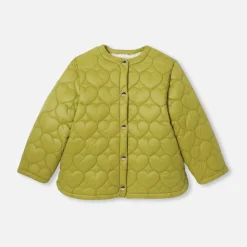 Jacadi Cardigans, Sweaters And Sweatshirts|Girl mid-season jacket Mustard