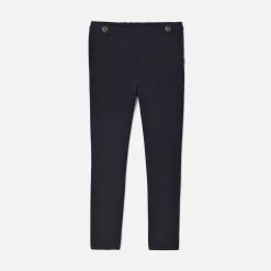 Jacadi Pants And Sweatpants|Girl Milano knit pants Jacadi Navy