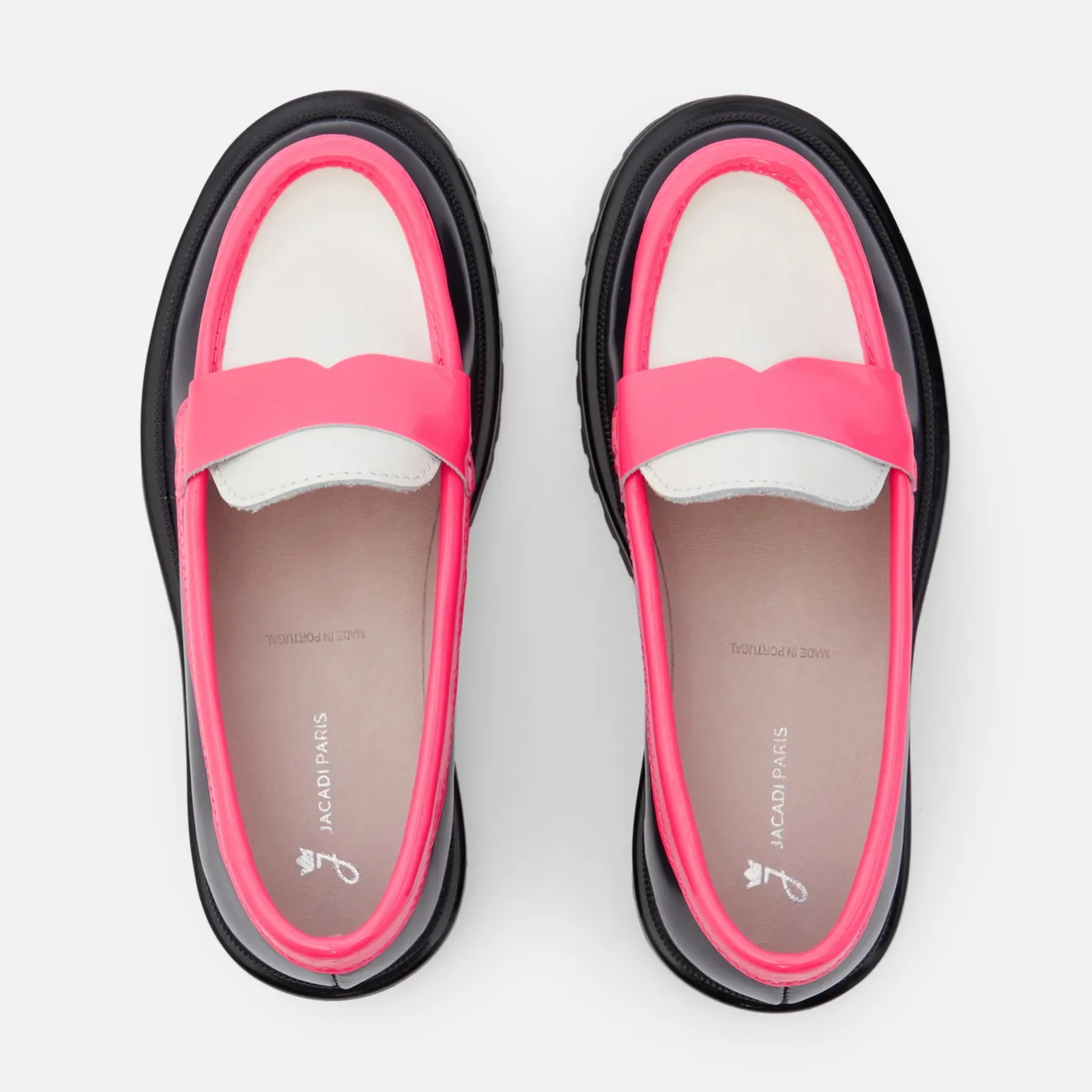 Jacadi Loafers, Lace-Ups And Moccasins|Girl moccasins in glazed leather Blue/Multicolour