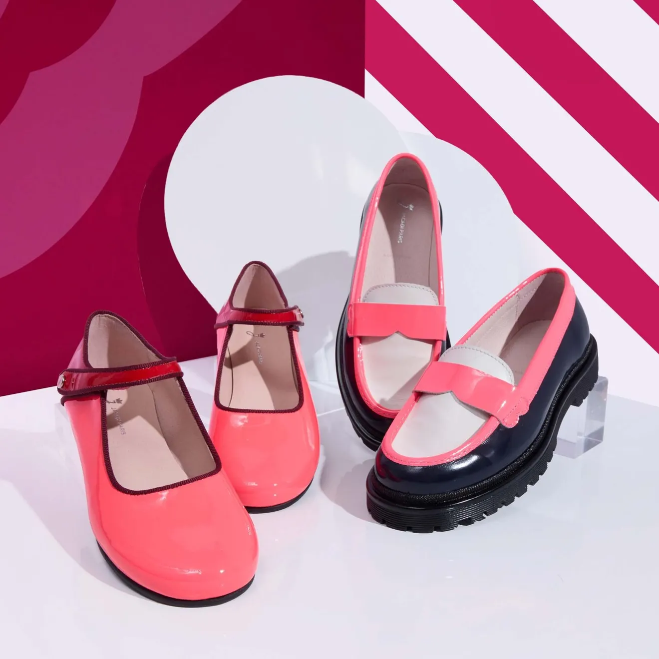 Jacadi Loafers, Lace-Ups And Moccasins|Girl moccasins in glazed leather Blue/Multicolour