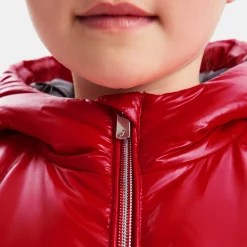 Jacadi Coats And Outerwear|Girl Coats & Puffer Jackets|Girl padded jacket Brick red