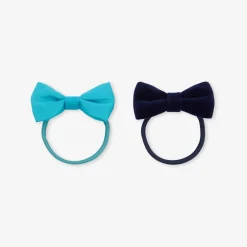 Jacadi Hair Accessories|Accessories|Girl pair of elastic bands Navy/Multicolour