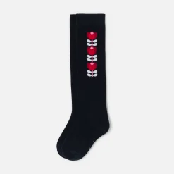 Jacadi Tights, Socks And Booties|Accessories|Girl pair of high socks Jacadi Navy