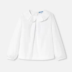 Jacadi Blouses And Shirts|Girl poplin blouse Jacadi White