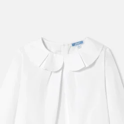 Jacadi Blouses And Shirts|Girl poplin blouse Jacadi White
