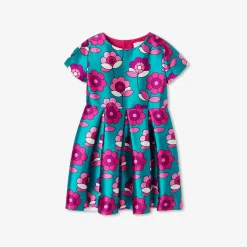 Jacadi Dresses And Skirts|Girl satin dress Blue/Multicolour