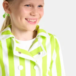 Jacadi Coats And Outerwear|Girl Coats & Puffer Jackets|Girl short jacket White/Green