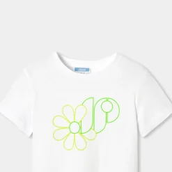 Jacadi T-Shirts, Polo Shirts|Girl short-sleeved T-shirt Jacadi White