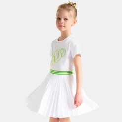 Jacadi Dresses And Skirts|Girl skirt with integrated shorty Jacadi White