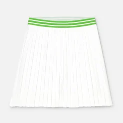Jacadi Dresses And Skirts|Girl skirt with integrated shorty Jacadi White