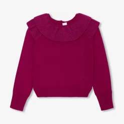 Jacadi Cardigans, Sweaters And Sweatshirts|Girl sweater Cherry