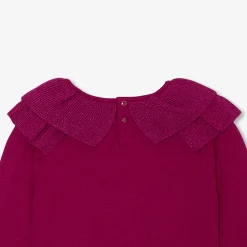 Jacadi Cardigans, Sweaters And Sweatshirts|Girl sweater Cherry
