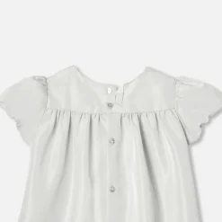 Jacadi Dresses|Girl taffeta dress Silver