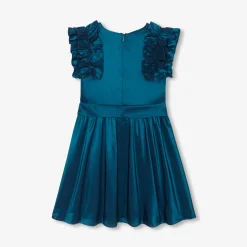 Jacadi Dresses And Skirts|Girl taffeta dress Turquoise blue