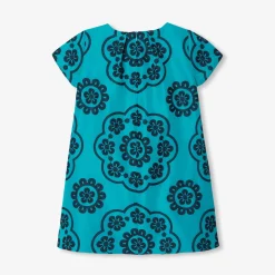 Jacadi Dresses And Skirts|Girl taffeta dress Turquoise blue