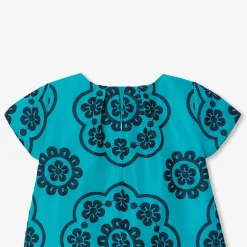 Jacadi Dresses And Skirts|Girl taffeta dress Turquoise blue
