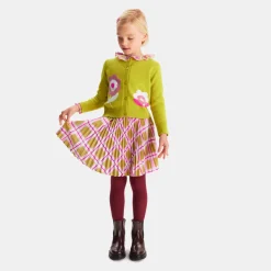 Jacadi Dresses And Skirts|Girl tartan skirt Mustard/Multicolour