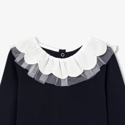 Jacadi T-Shirts, Polo Shirts|Girl T-shirt with a collar Jacadi Navy