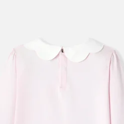 Jacadi T-Shirts, Polo Shirts|Girl T-shirt with scalloped collar Jacadi Powder Pink