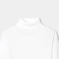 Jacadi Cardigans, Sweaters And Sweatshirts|Girl turtleneck sweater Jacadi soft white