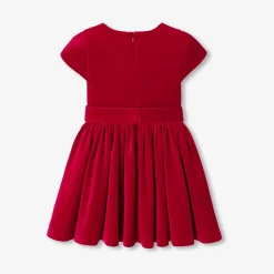 Jacadi Dresses And Skirts|Girl velvet dress Jacadi Red