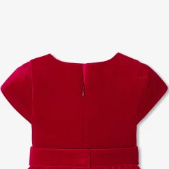 Jacadi Dresses And Skirts|Girl velvet dress Jacadi Red