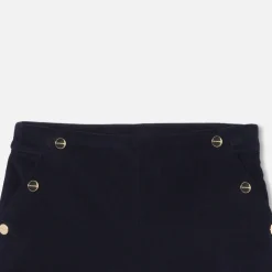Jacadi Shorts And Rompers|Girl velvet shorts Jacadi Navy